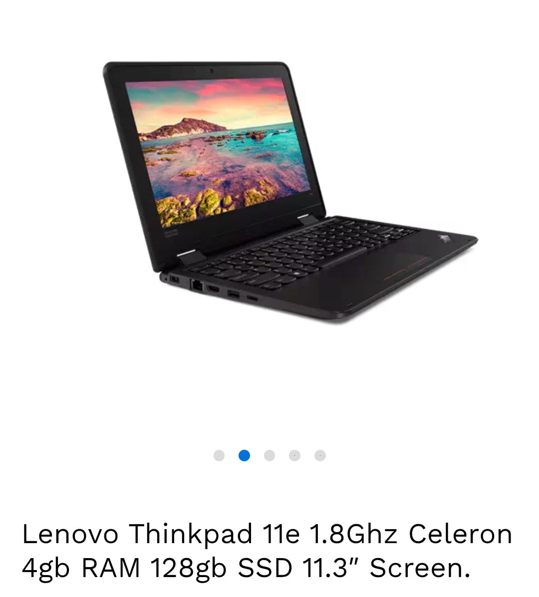 LENOVO THINKPAD- 4GB RAM 128GB SSD